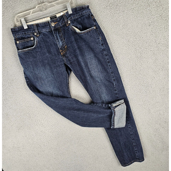 Goodale Selvedge Denim Straight Jeans Mens 33x39 New York - Picture 1 of 10